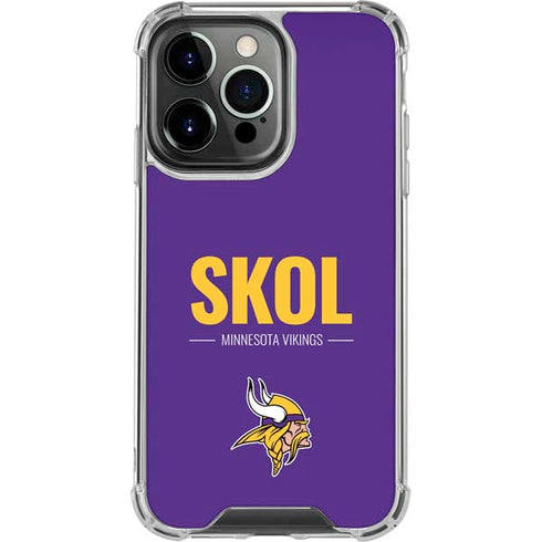 NFL Minnesota Vikings Team Motto iPhone 16 Pro Clear Case